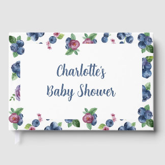 Personalised Berry Sweet Baby Shower Guest Book
