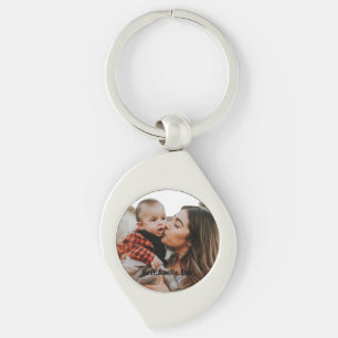Personalised Best Auntie Ever Custom Photo Key Ring