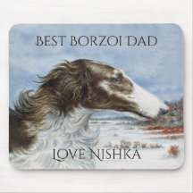 Personalised Best Borzoi Dad