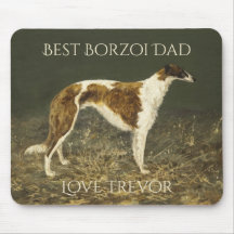 Personalised Best Borzoi Dad