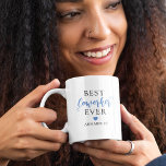 Personalised Best Coworker Ever Coffee Mug<br><div class="desc">Best coworker ever coffee mug,  featuring a hint of blue and iseasy to customise. The perfect secret santa gift or stocking filler this christmas!</div>