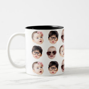Personalised Best Dad By Par Christmas Gift Two-Tone Coffee Mug