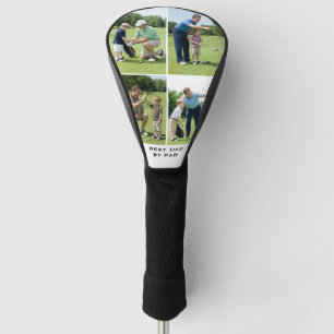 Personalised Best Dad By Par Fathers Day Golf Head Cover