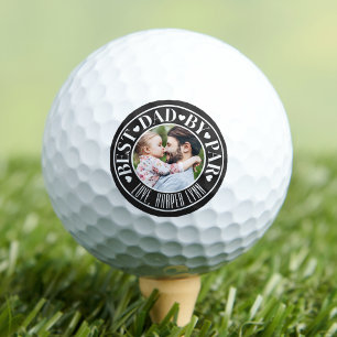 Personalised Best Dad By Par Golf Balls
