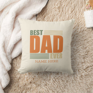 Personalised best Dad ever Cushion