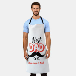 Personalised "Best Dad Ever" Custom Name Apron