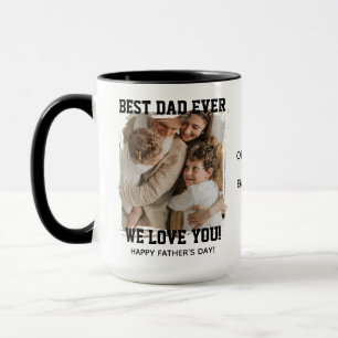 Personalised Best Dad Ever Father’s Day Photo Gift Mug