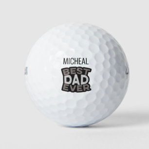 Personalised BEST DAD EVER Golf Balls