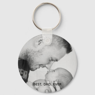 Personalised Best Dad Ever Key Ring
