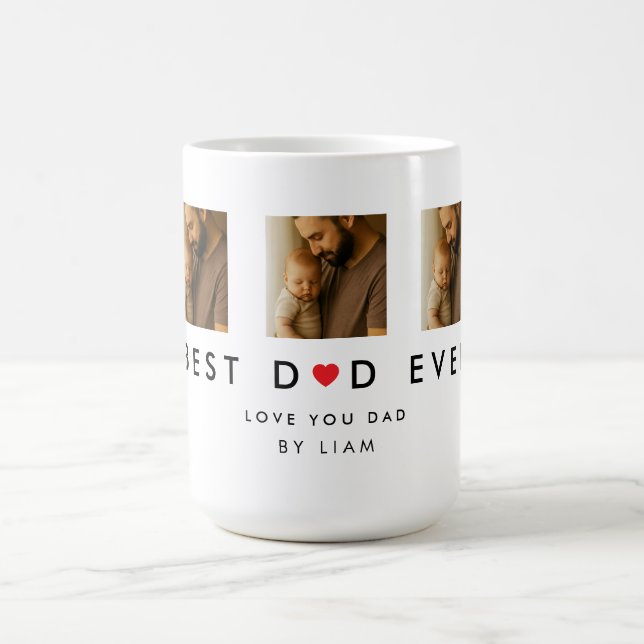 Personalised Best Dad ever Mug  (Center)