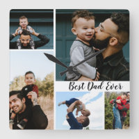 Personalised Best Dad Ever Photo Collage