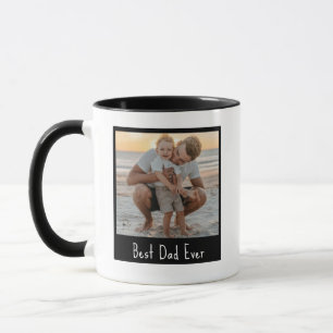 Personalised Best Dad Ever Photo Father's Day Mug