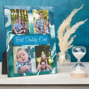 Personalised Best Dad Ever Photo Plaque
