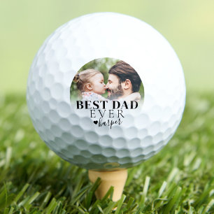 Personalised Best Dad Photo Golf Balls