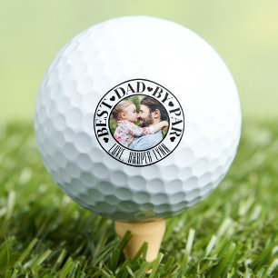 Personalised Best Dad Photo Golf Balls