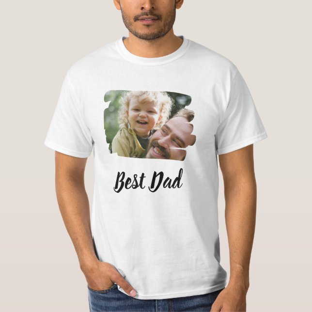 Personalised Best dad T-shirt (Front)