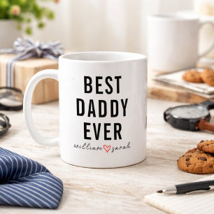 Personalised Best Daddy Ever   Custom Father’s Day Coffee Mug