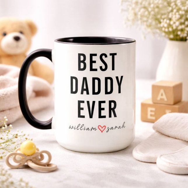 Personalised Best Daddy Ever | Custom Father’s Day Mug (Personalized Best Daddy Ever | Custom Father’s Day Mug)