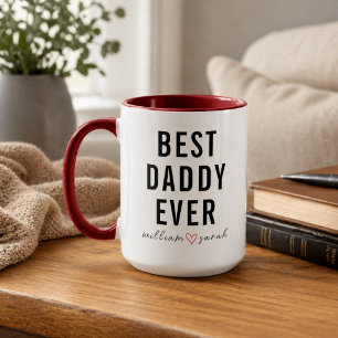 Personalised Best Daddy Ever Custom Father’s Day Mug