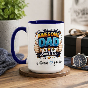 Personalised Best Daddy Ever Custom Father’s Day Mug