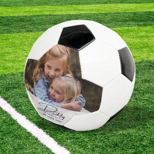 Personalised Best Daddy In The World Photo Soccer Ball