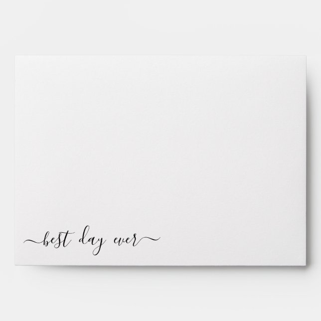 Personalised Best Day Ever Envelope (Front)