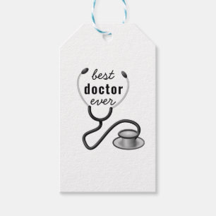 Personalised Best Doctor Ever Thank You Physician Gift Tags