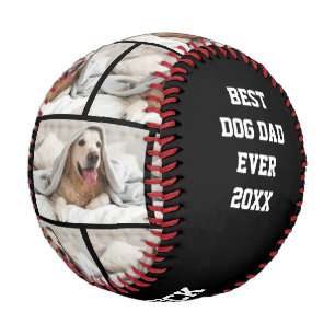 Personalised BEST DOG DAD EVER Baseball