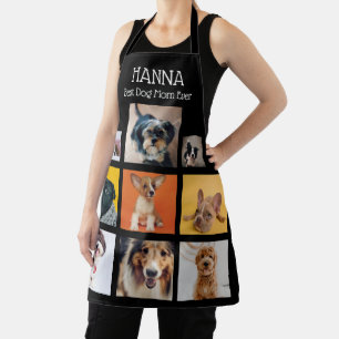 Personalised Best Dog Mum Ever Dog Lover Apron