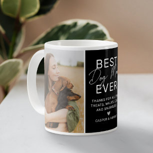 Personalised “Best Dog Mum Ever” Photo Coffee Mug