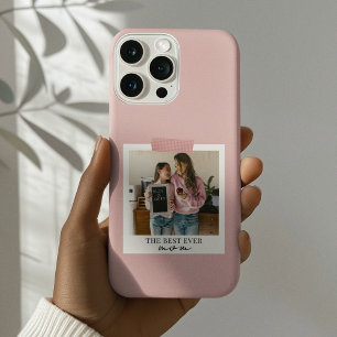 Personalised Best Ever Mum Photo Pink iPhone 16 Pro Case
