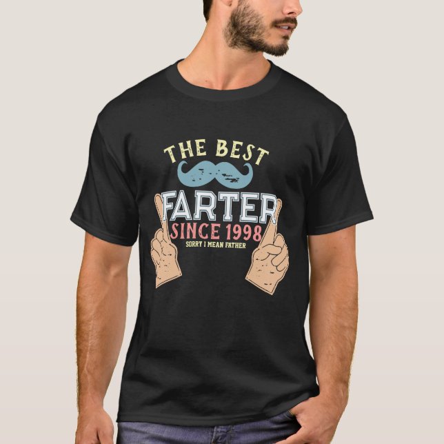 Personalised Best Farter Funny Father's Day Dad T-Shirt (Front)