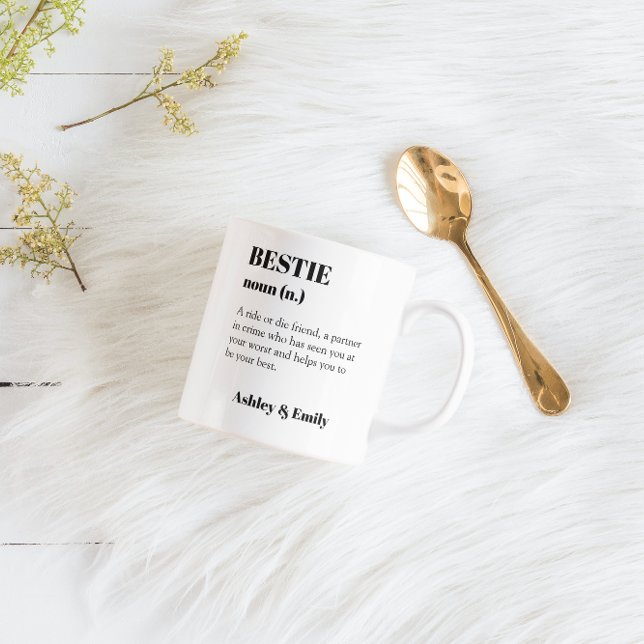 Personalised Best Friend Bestie Gift  Coffee Mug (Creator Uploaded)