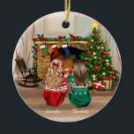 Personalised best friend Christmas gift ideas Ceramic Ornament<br><div class="desc">The "Personalised Best Friend Christmas Gift Ideas Ceramic Ornament" is a thoughtful and customisable addition to your holiday decorations. With personalisation options, you can add your best friend's name or a special message, creating a unique and cherished keepsake. This ceramic ornament is perfect for expressing your love and celebrating your...</div>