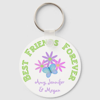 Personalised Best Friend Forever Keychain