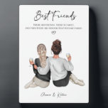 Personalised Best Friend Print, Best Friend Gift Plaque<br><div class="desc">Introducing our "Personalised Best Friend Print" – the perfect way to celebrate your cherished friendship and express your appreciation for your best friend. This Best Friend Gift Plaque is a unique and thoughtful way to commemorate the special bond you share with your best friend. It can be personalised with your...</div>