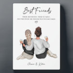 Personalised Best Friend Print, Best Friend Gift Plaque<br><div class="desc">Introducing our "Personalised Best Friend Print" – the perfect way to celebrate your cherished friendship and express your appreciation for your best friend. This Best Friend Gift Plaque is a unique and thoughtful way to commemorate the special bond you share with your best friend. It can be personalised with your...</div>