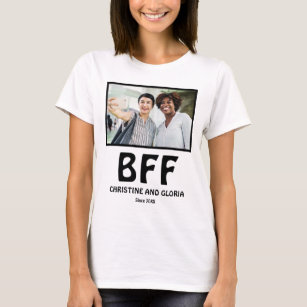 Personalised best friends forever bff photo  T-Shirt
