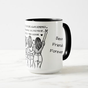 Personalised Best Friends Forever Mug
