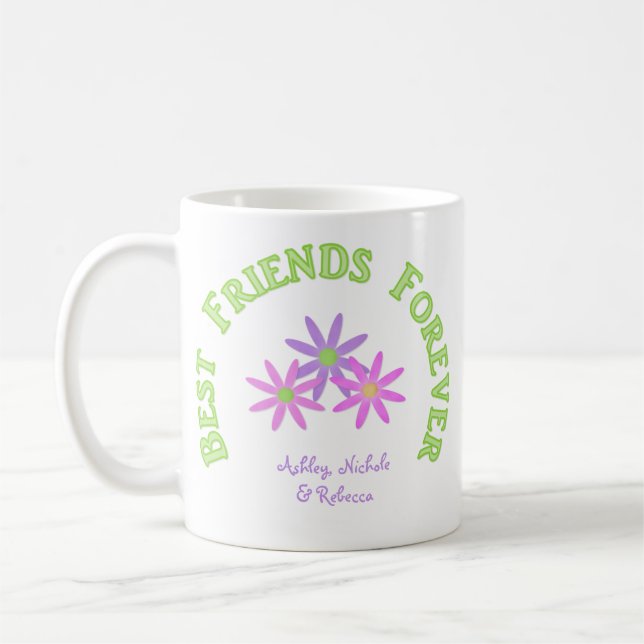 Personalised Best Friends Forever Mug (Left)