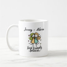 Personalised Best Friends Forever Mug – BFF Gift