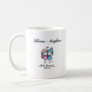 Personalised Best Friends Forever Mug – Custom Nam