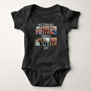 Personalised "Best Friends Forever" Photo Template Baby Bodysuit