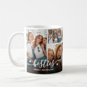 Personalised Best Friends Photo Collage Coffee Mug