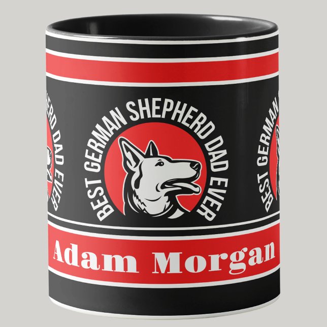 Personalised Best German Shepherd Dad Ever Mug (Creator Uploaded)