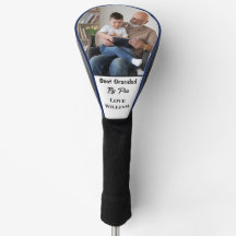Personalised Best Grandad By Par Driver Cover