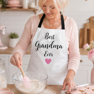 Personalised Best Grandma Ever Kitchen Baking Apron