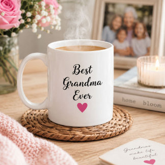 Personalised Best Grandma Nana Mimi Ever Coffee Mug
