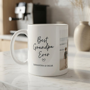 Personalised Best Grandpa Ever Photo Coffee Mug