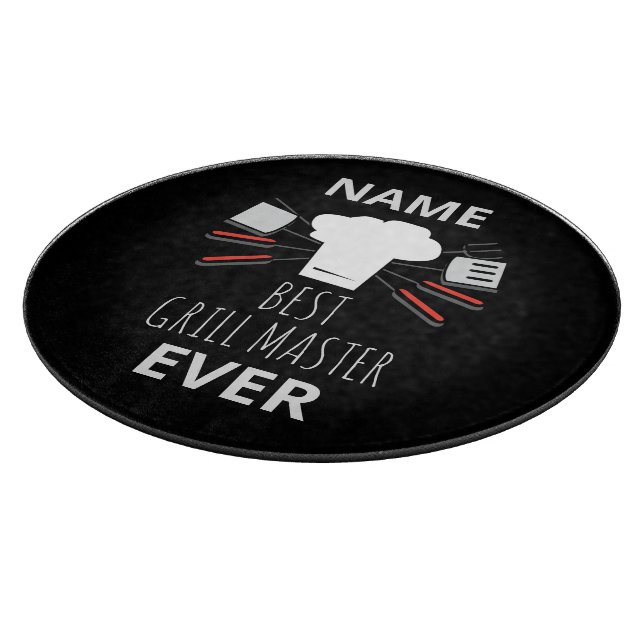 Personalised Best Grill Master Ever Cutting Board (Corner)